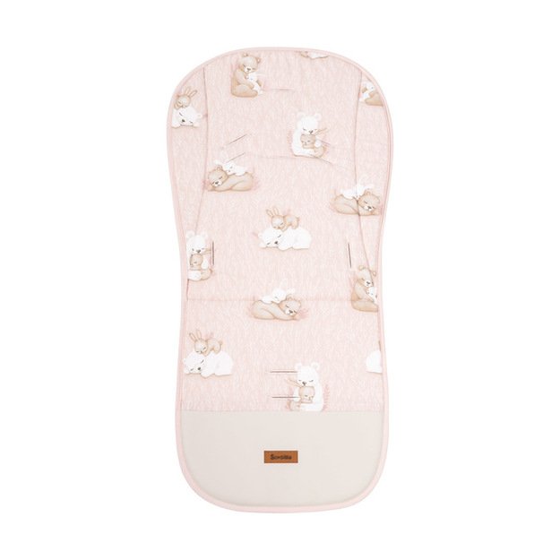 STROLLER INSERT MUSLIN BEAR AND RABBIT