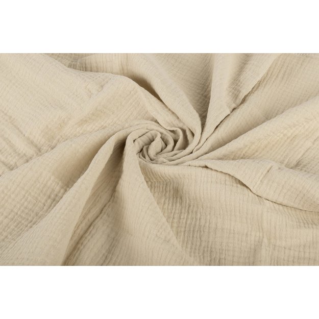 DIAPER CRUSHED MUSLIN 60X75 2-PACK TEDDY BEIGE