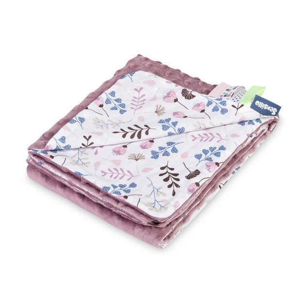 MINKY APKLODĖ 75X100 ŠAKELĖS ROŽINĖ