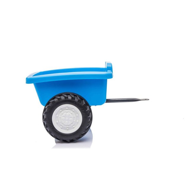 Electric Tractor with Trailer A009 Blue