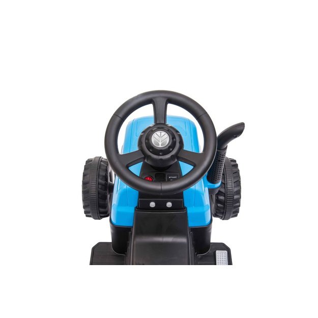 Electric Tractor with Trailer A009 Blue