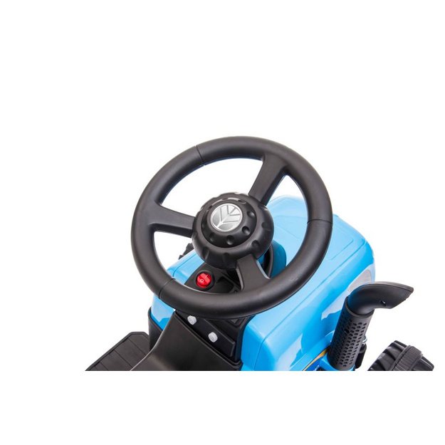 Electric Tractor with Trailer A009 Blue