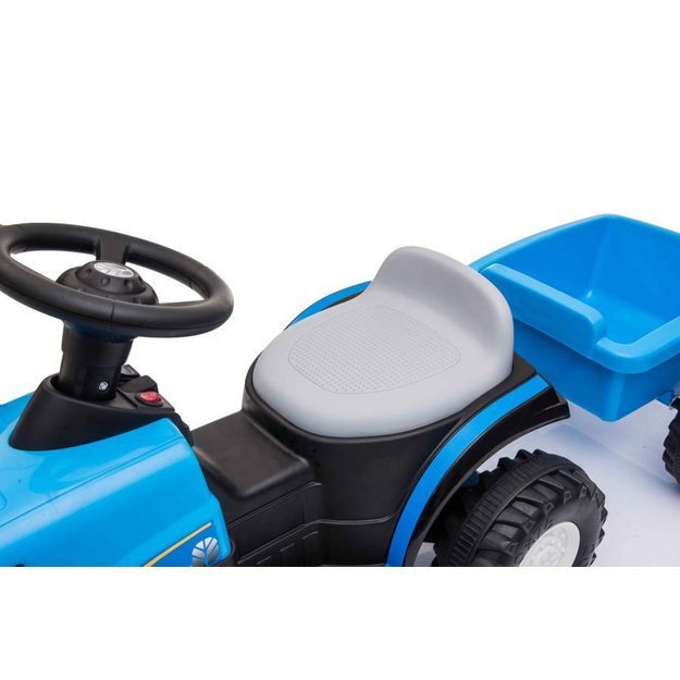 Electric Tractor with Trailer A009 Blue