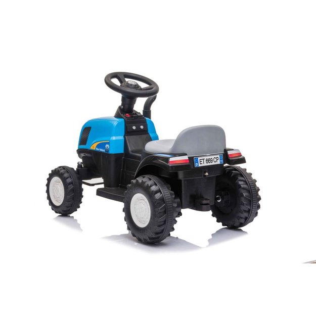 Electric Tractor with Trailer A009 Blue