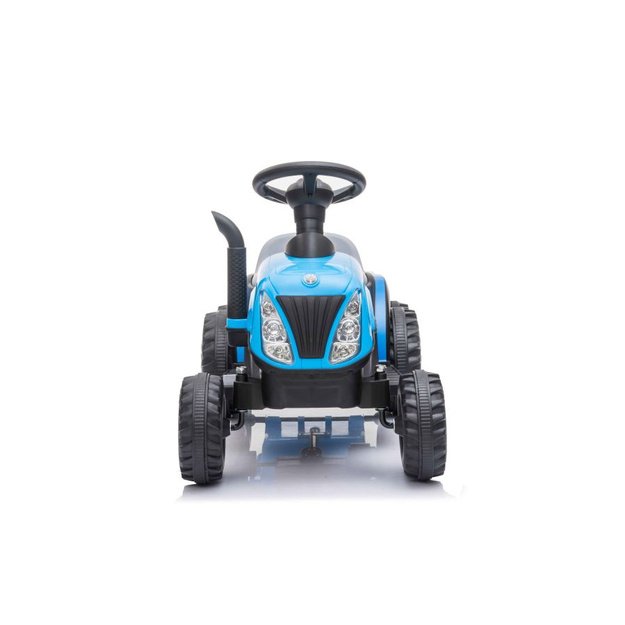 Electric Tractor with Trailer A009 Blue