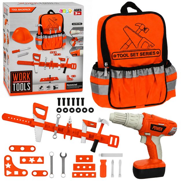 DIY Tool Backpack Battery Powered Screwdriver Belt