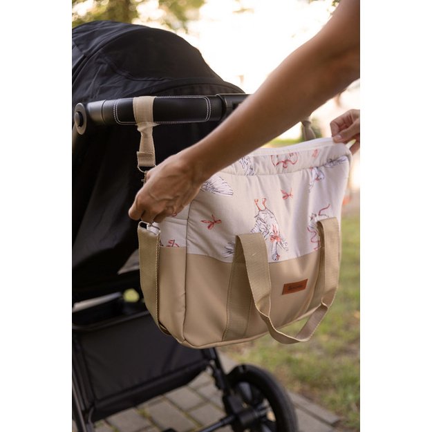 Universali vežimėlio rankinė „Žąsis ir pelė“