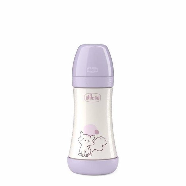 „Chicco Perfect5“ antikolikinis buteliukas 240 ml, vidutinė tėkmė, rožinis