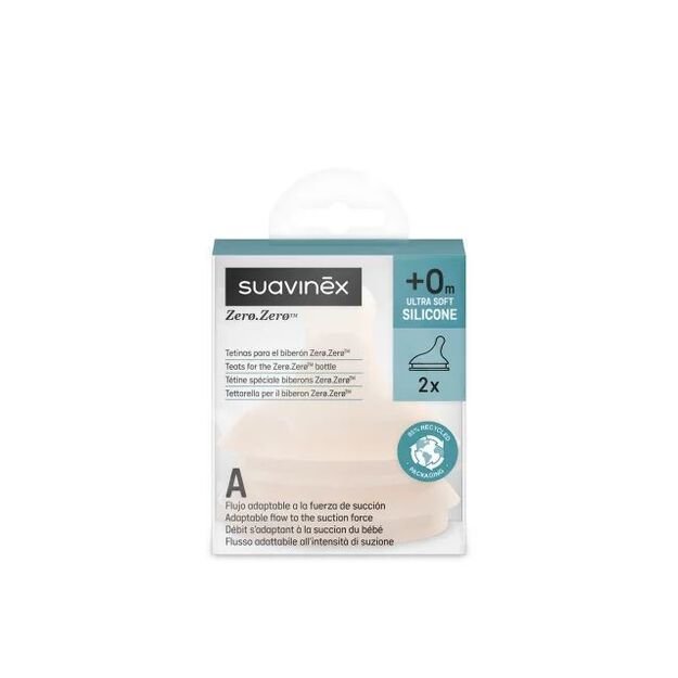 087070 ZERO ADAPTIVE BOTTLE TEATS 2PCS 308683