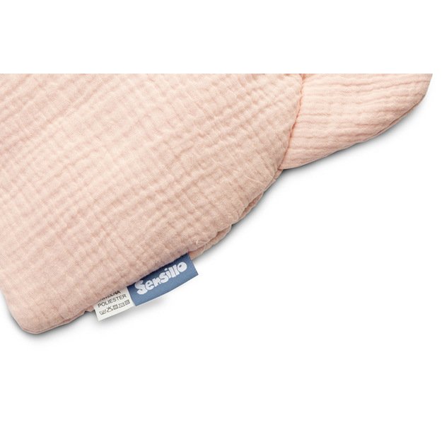 Muslin pushchair pillow – PINK