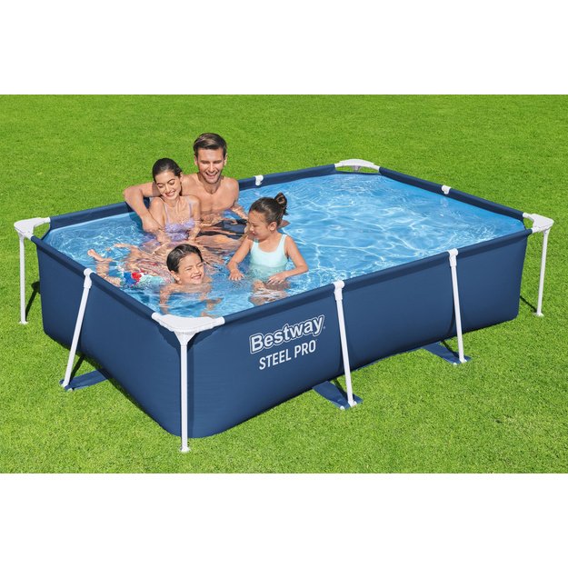 Sodo baseinas su stovu 259 x 170 x 61cm Bestway 56403