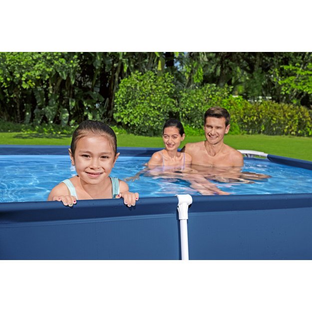 Sodo baseinas su stovu 259 x 170 x 61cm Bestway 56403