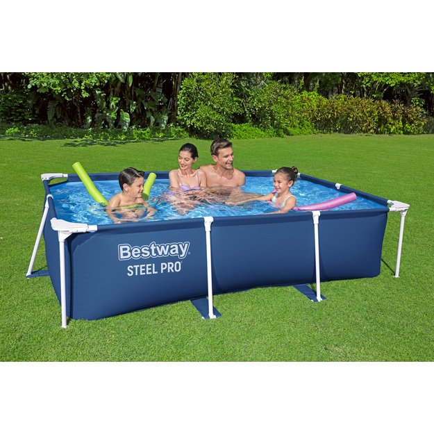 Sodo baseinas su stovu 259 x 170 x 61cm Bestway 56403