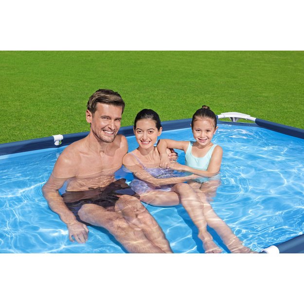 Sodo baseinas su stovu 259 x 170 x 61cm Bestway 56403