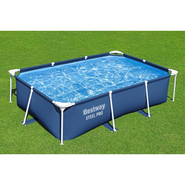 Sodo baseinas su stovu 259 x 170 x 61cm Bestway 56403