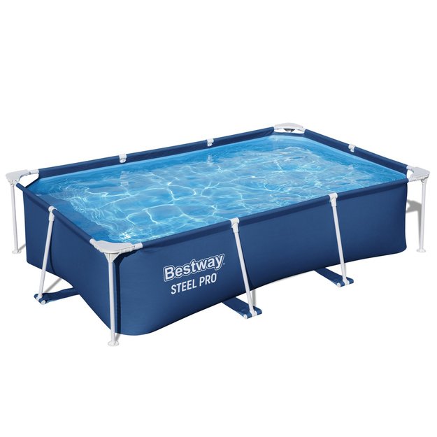 Sodo baseinas su stovu 259 x 170 x 61cm Bestway 56403