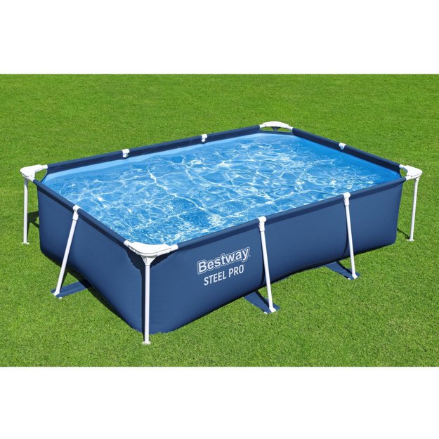 Sodo baseinas su stovu 259 x 170 x 61cm Bestway 56403