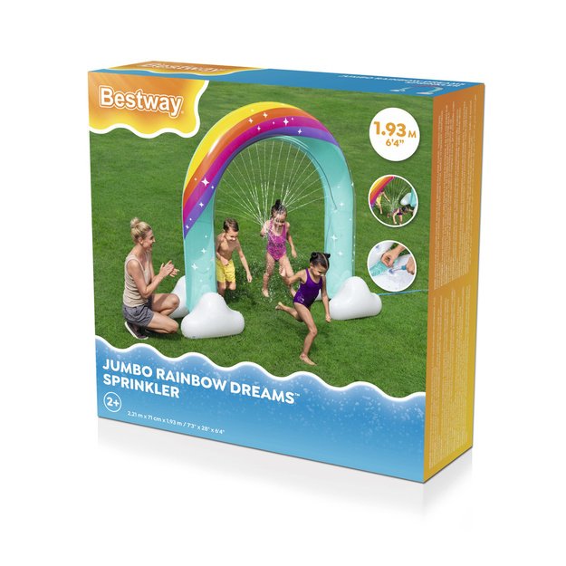 Inflatable Rainbow Water Curtain 221 x 71 x 19cm Bestway 52732