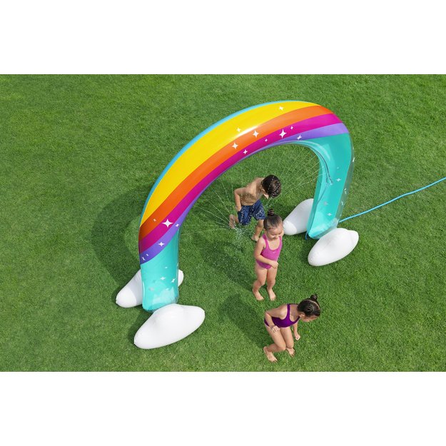 Inflatable Rainbow Water Curtain 221 x 71 x 19cm Bestway 52732