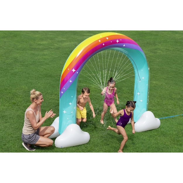 Inflatable Rainbow Water Curtain 221 x 71 x 19cm Bestway 52732
