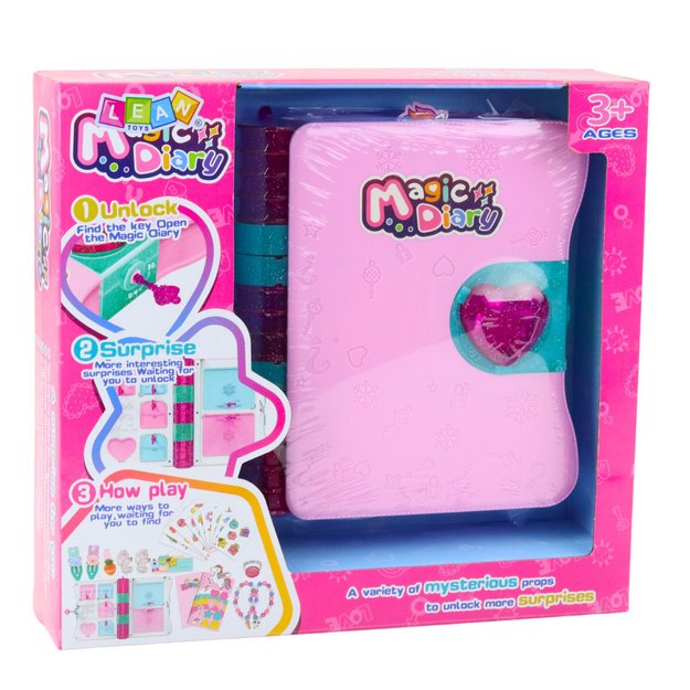 Slapto dienoraščio užraktas užrašų knygelės spintelės raktų priedai rožinės spalvos 5