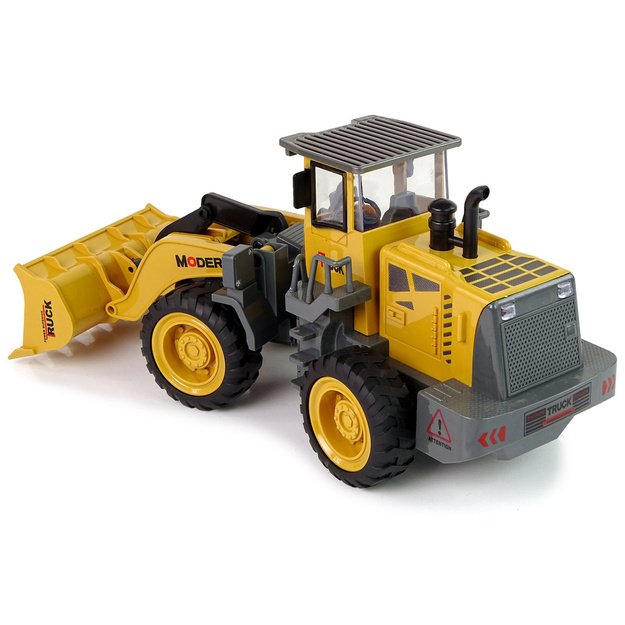 Didžiulis ekskavatorius R/C krautuvas Nuotoliniu būdu valdomi 360 laipsnių pasukimo LED žibintai 2