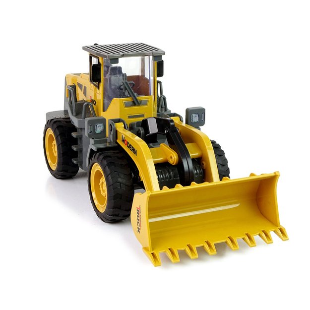 Didžiulis ekskavatorius R/C krautuvas Nuotoliniu būdu valdomi 360 laipsnių pasukimo LED žibintai 4