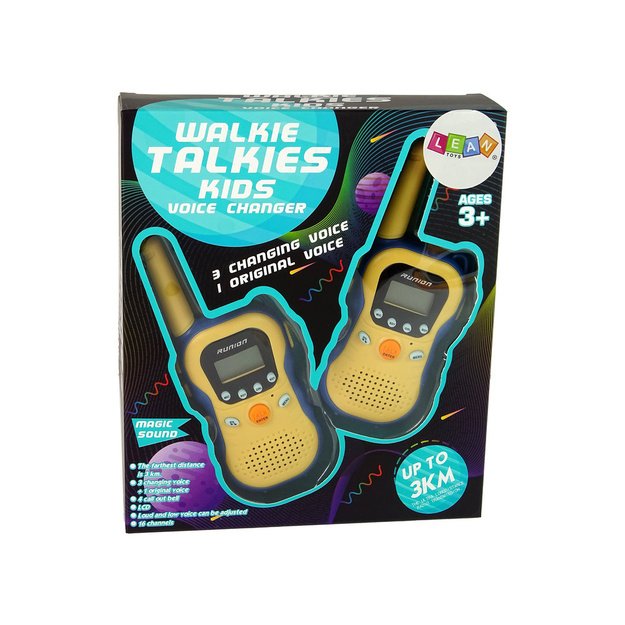 Walkie Talkies for Kids Yellow