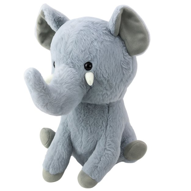 Plush Mascot Cuddly Toy Large Elephant Gray 36cm