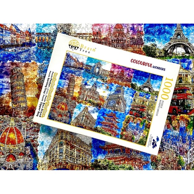 Brain Tree dėlionė, Spalvoti stebuklai, 500 det. 3