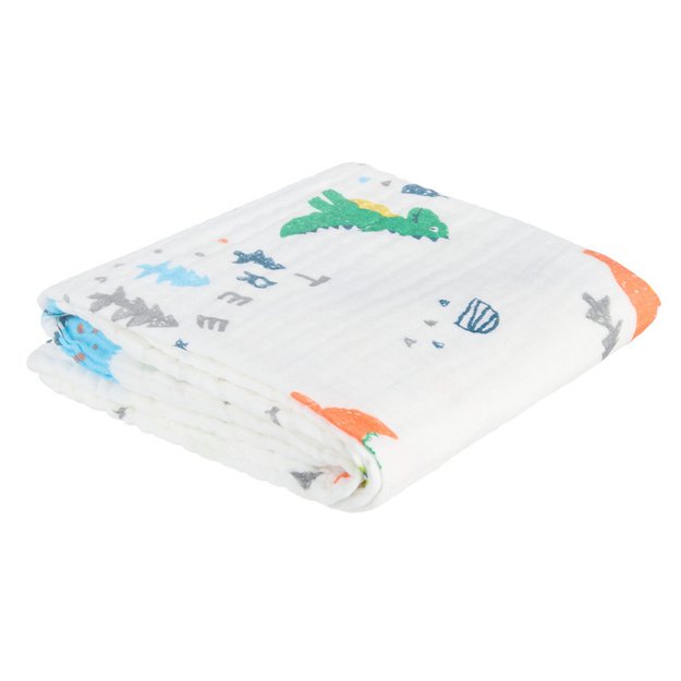 A0685 BLANKET / WRAP / TOWEL 110x105 DINOSAURS