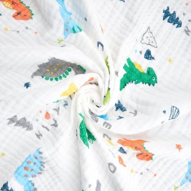 A0685 BLANKET / WRAP / TOWEL 110x105 DINOSAURS 3