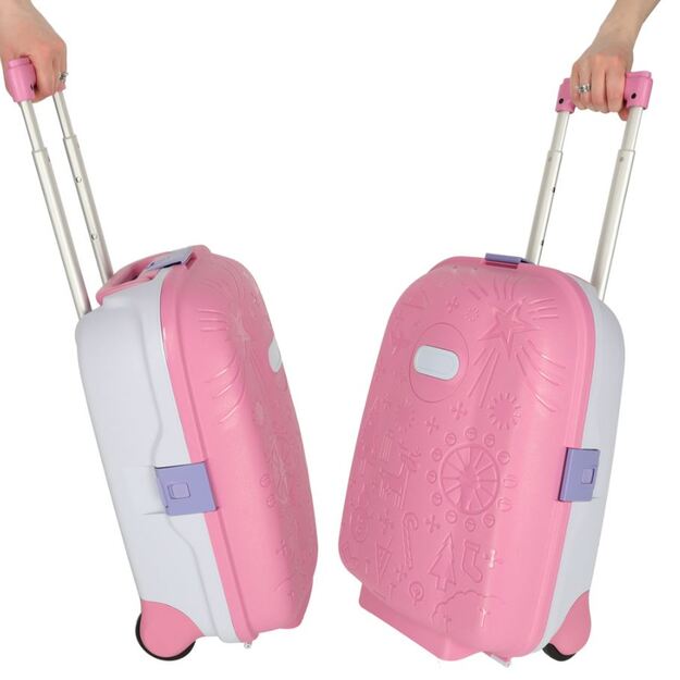 Children's suitcase - travel (pink)
