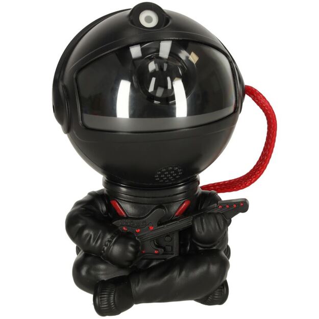 Projector Astronaut - star and light effects (black)