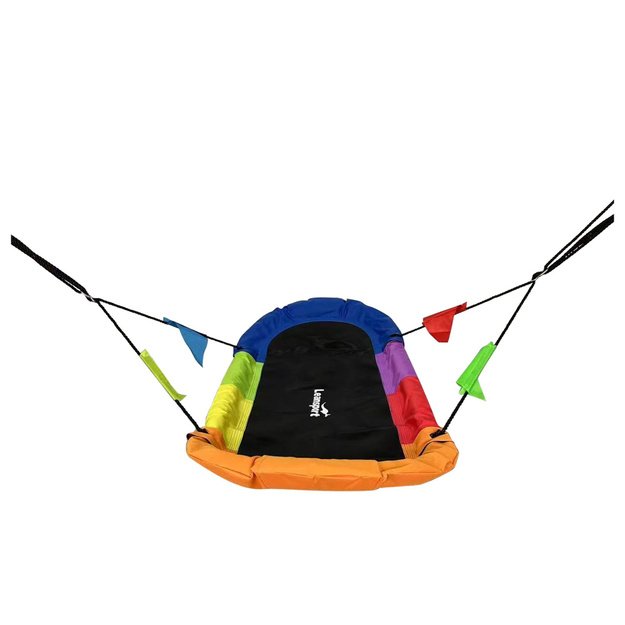 Garden Swing Stork s Nest Rectangular Colorful 167 x 75cm 1