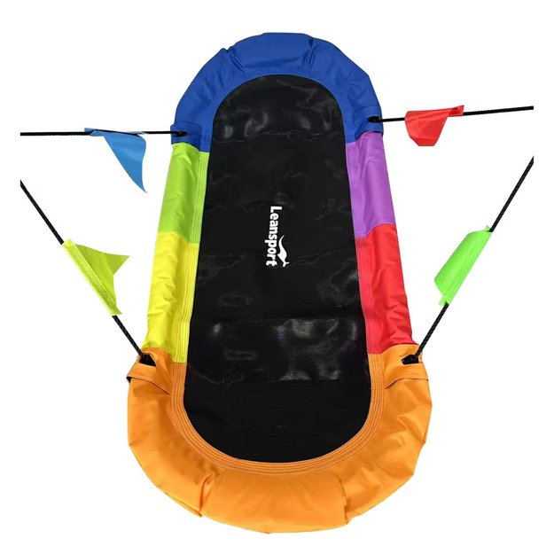 Garden Swing Stork s Nest Rectangular Colorful 167 x 75cm 2