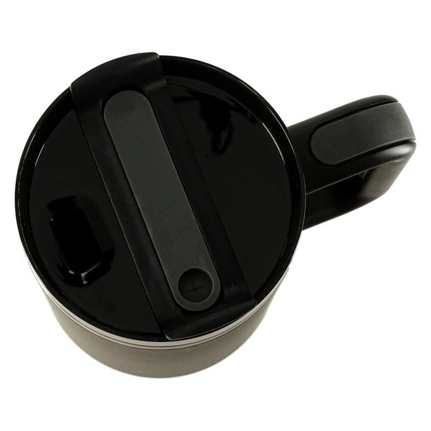 Termo puodelis su šiaudeliu ir rankenėle termosas 1200ml juodas 7