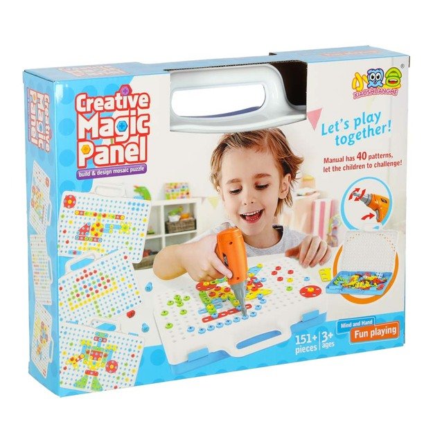 Atsuktuvas grąžtas atsuktuvas statybiniai blokai 151 el.ements 51