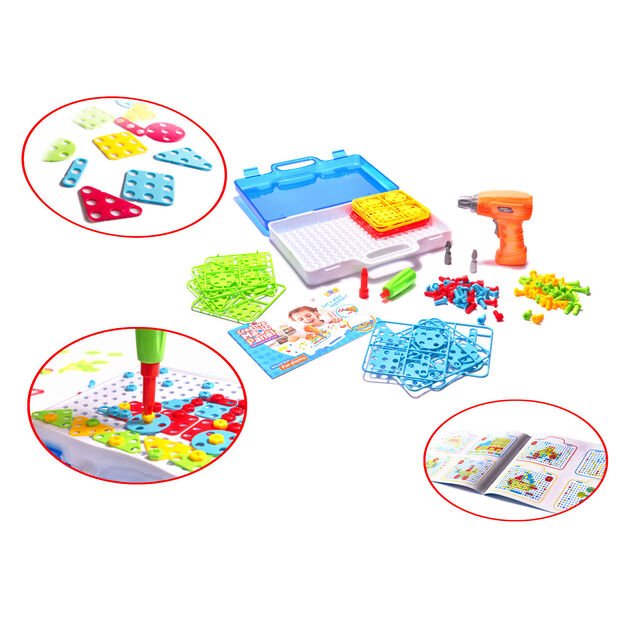 Atsuktuvas grąžtas atsuktuvas statybiniai blokai 151 el.ements 57