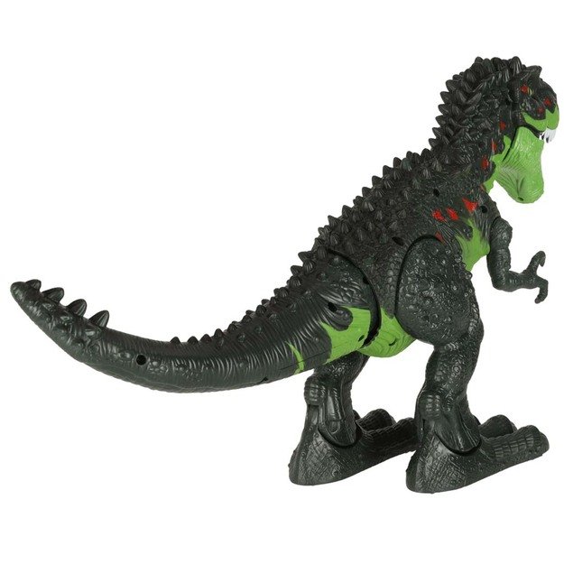 T-REX elektroniniai dinozauro pasivaikščiojimai riaumoja žaliai 28