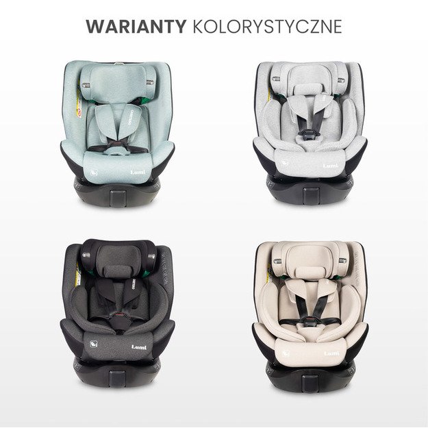 LUMI I-SIZE CAR SEAT GREEN (40-150) 26