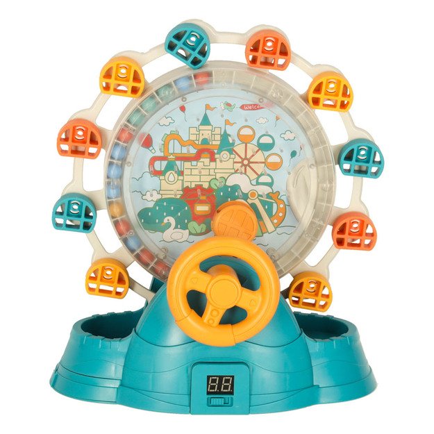 Velnio rato karuselė su rutuliukus gaudančiu vairu 1