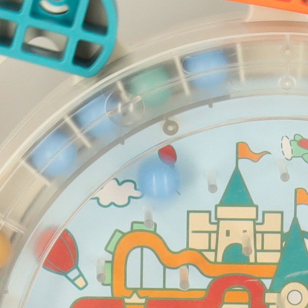 Velnio rato karuselė su rutuliukus gaudančiu vairu 7