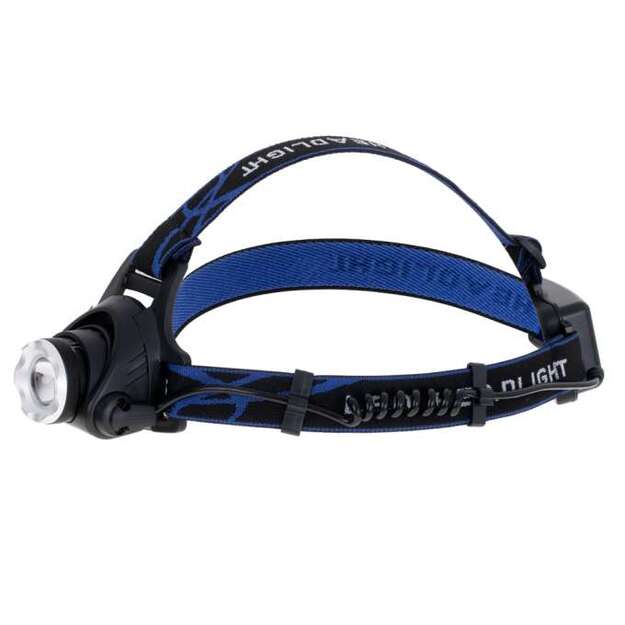 LED headlamp + 2 rechargeable batteries set