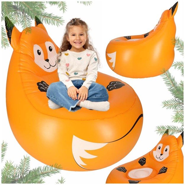BESTWAY 75116 Pripučiama lapės pufo kėdė