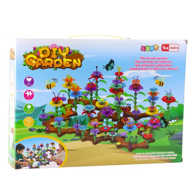 Creative Garden Flowers Construction Blocks Set 198 pcs. 2