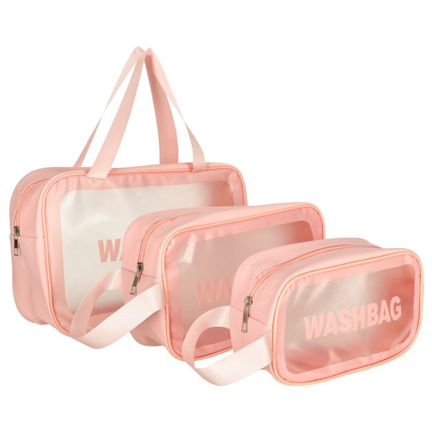 Cosmetic Bag Set (Pink)