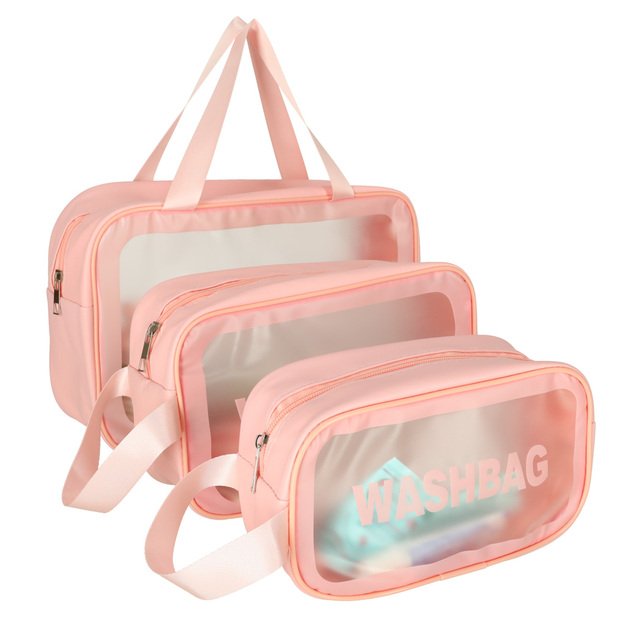 Cosmetic Bag Set (Pink)