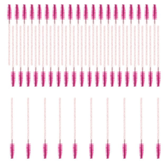 Eyelash and eyebrow brushes 50 pcs.