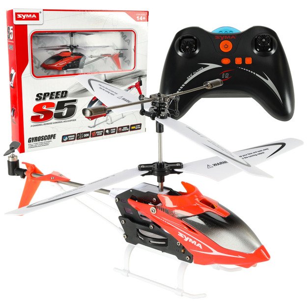 Helicopter SYMA S5 RC 3CH red